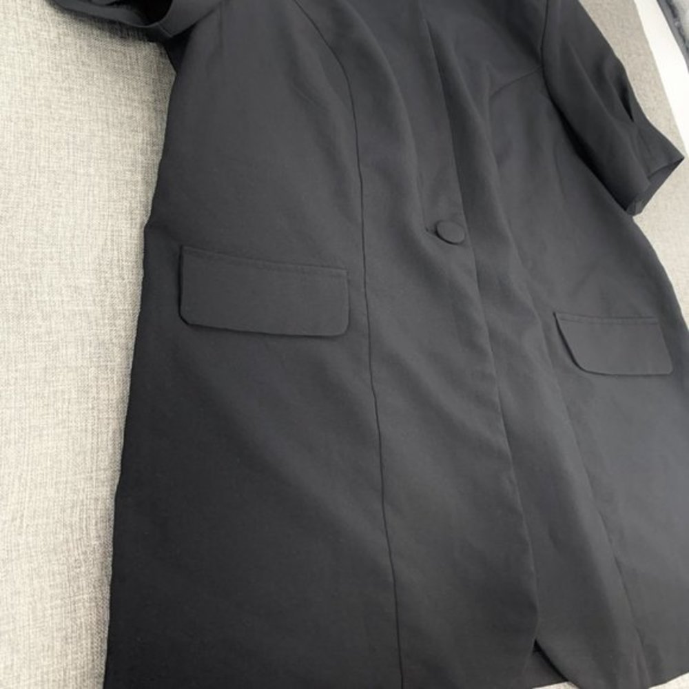 Roaman’s Black Lightweight Jacket One Button 16w … - image 8